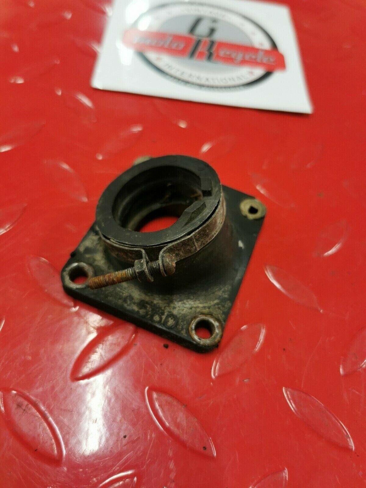 Yamaha MX100 1980 intake manifold carburetor boot joint insulator DT100 RT100