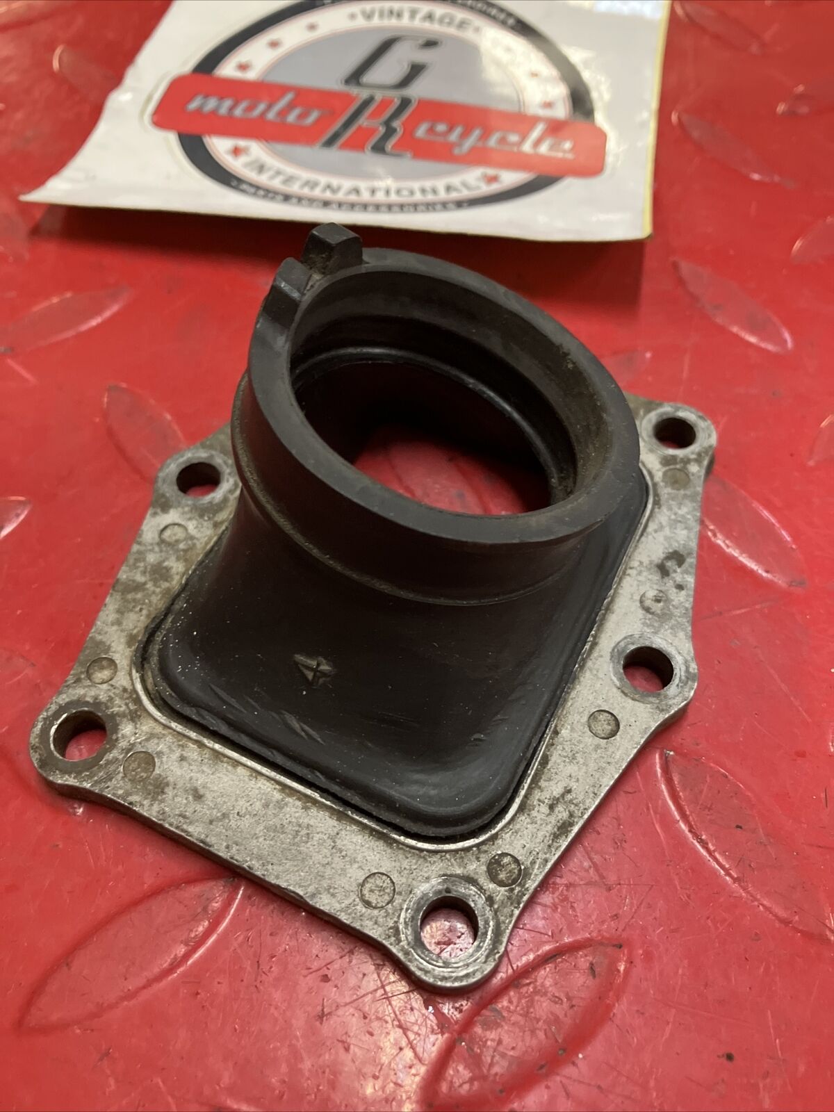 Honda CR250R 1982 intake manifold carburetor boot joint insulator 1981 1983 2