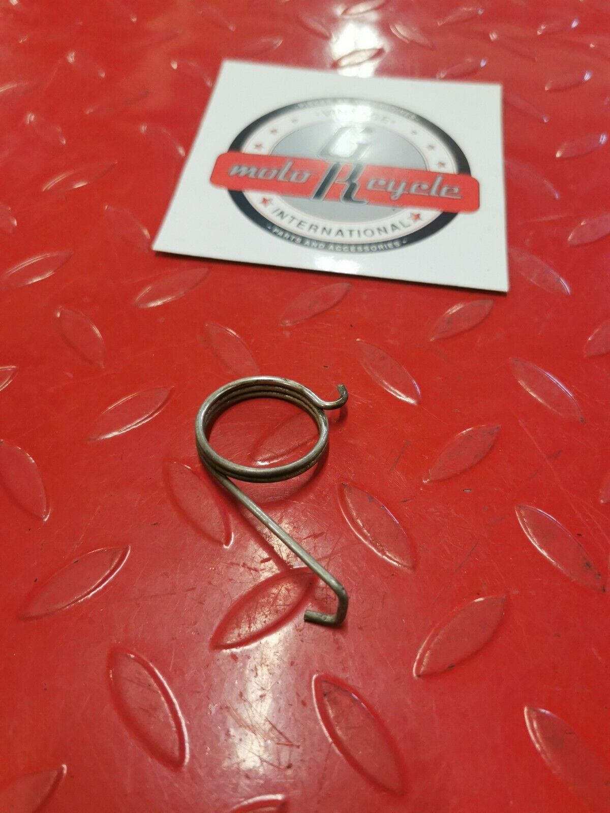 Honda CR125R 1982 front brake panel drum cover plate arm return spring 2