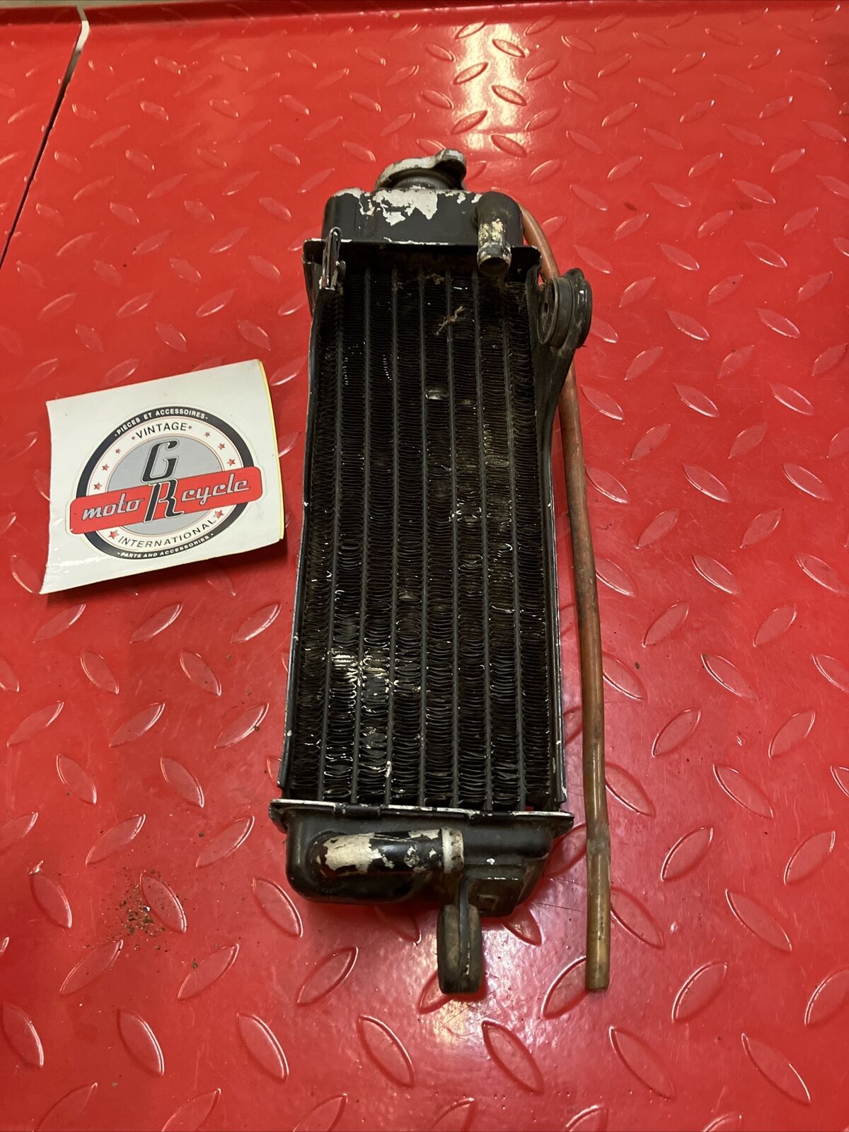 Honda CR80R 1984 radiator and grille guard 19010-GC4-731