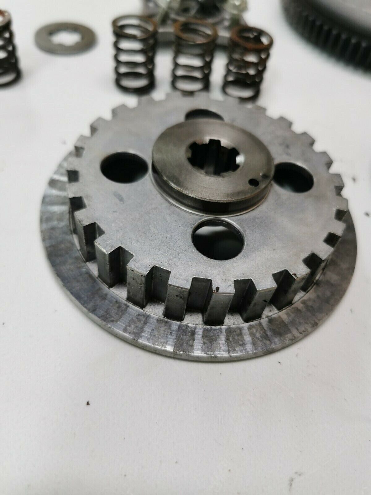 Honda CRF80F 2007 complete clutch basket outer hub pressure plate 06001-GN1-000