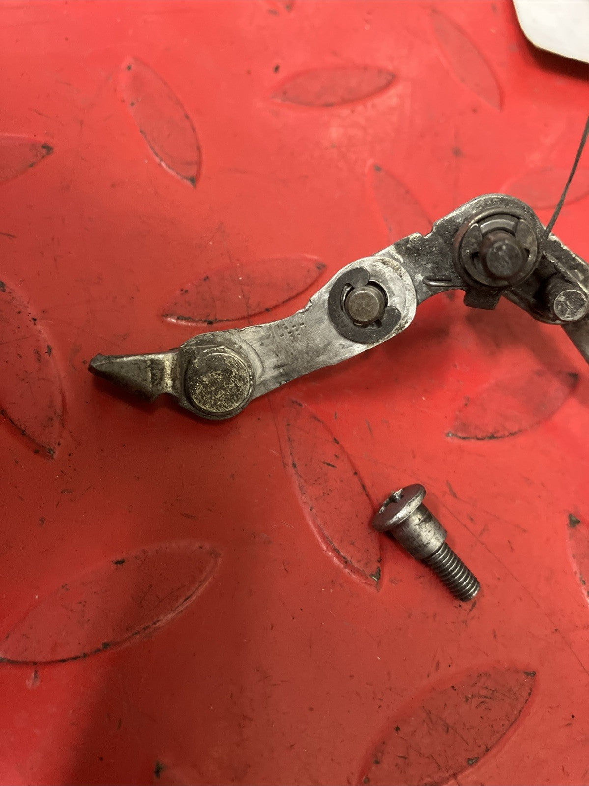 Honda CR250R 1984 Cylinder exhaust power valve linkage arm lever shaft