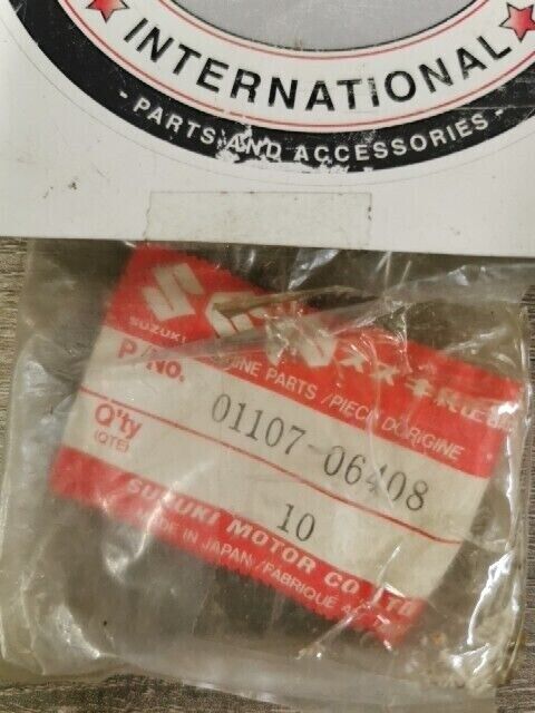 NOS SUZUKI CS50 CS50D DR500 DR500S VL1500 VZ800 BOLT 6X40 01107-06408 S47