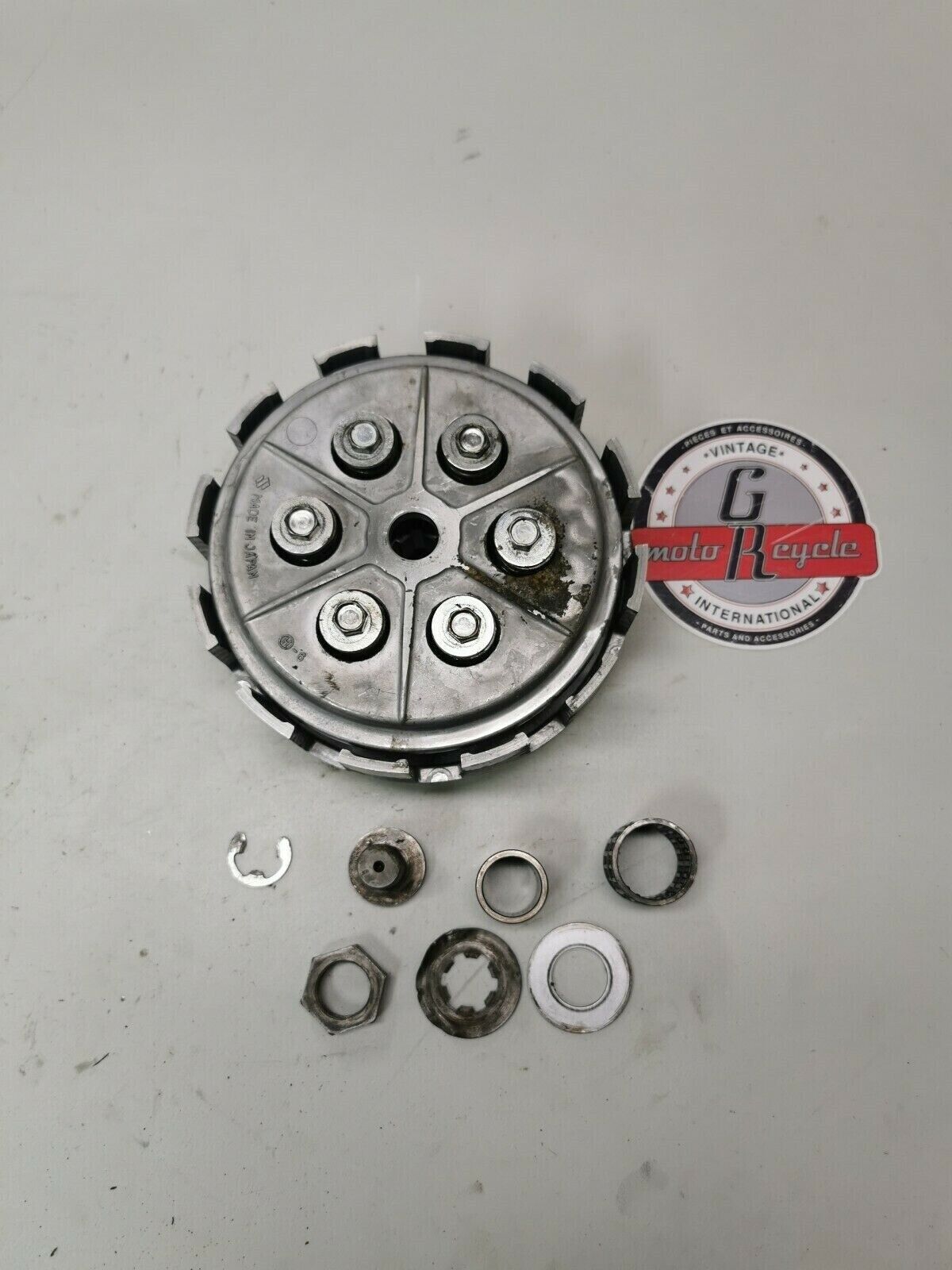 Suzuki RM250 1976 clutch basket hub pressure plate 21200-41100 21411-41101