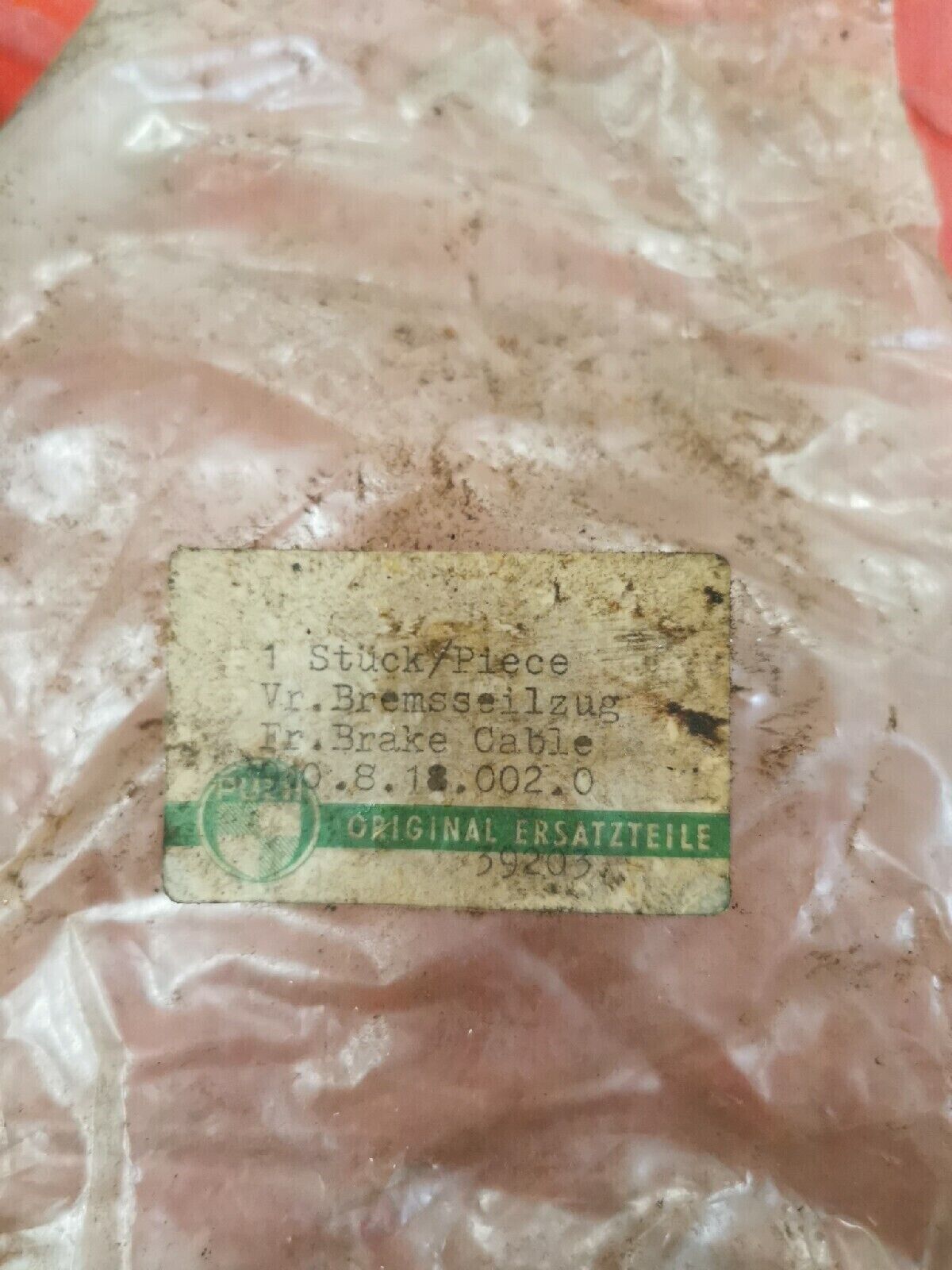 NOS PUCH MAXI FRONT BRAKE CABLE 910.8.18.002.0 P2