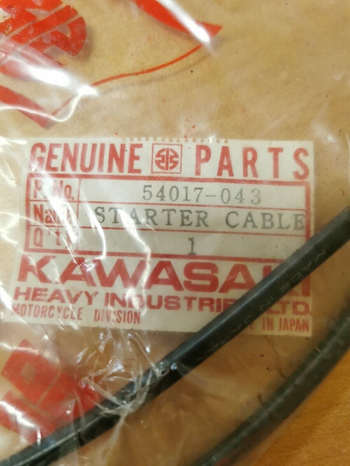 NOS KAWASAKI F8 1971 1972 Starter Cable 54017-043 K8
