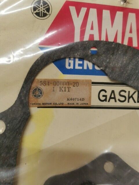 NOS Yamaha 1976 XS650C COMPLETE GASKET KIT 584-00000-20-00 584-W0001-01-00 Y133