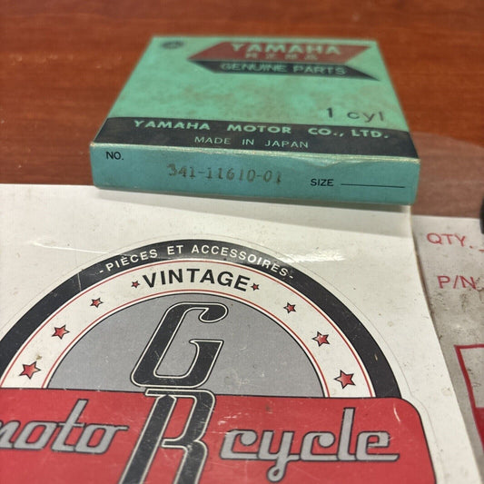 NOS Yamaha 1973 1974 TX750 PISTON RING STD 341-11610-01-00 Y174