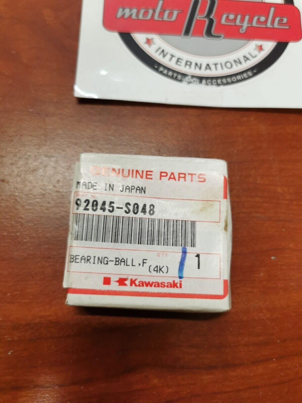 NOS Kawasaki 2003 - 2006 KSF400 FRONT HUB WHEEL BALL BEARING 92045-S048 K26