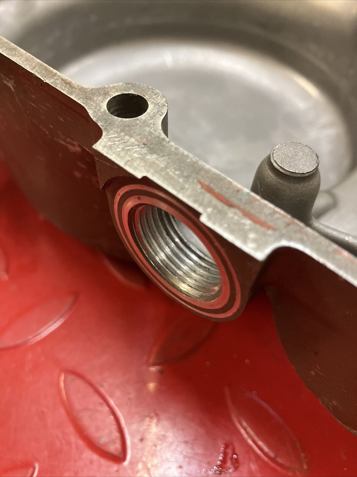 Suzuki RM125 1985 right crankcase clutch cover