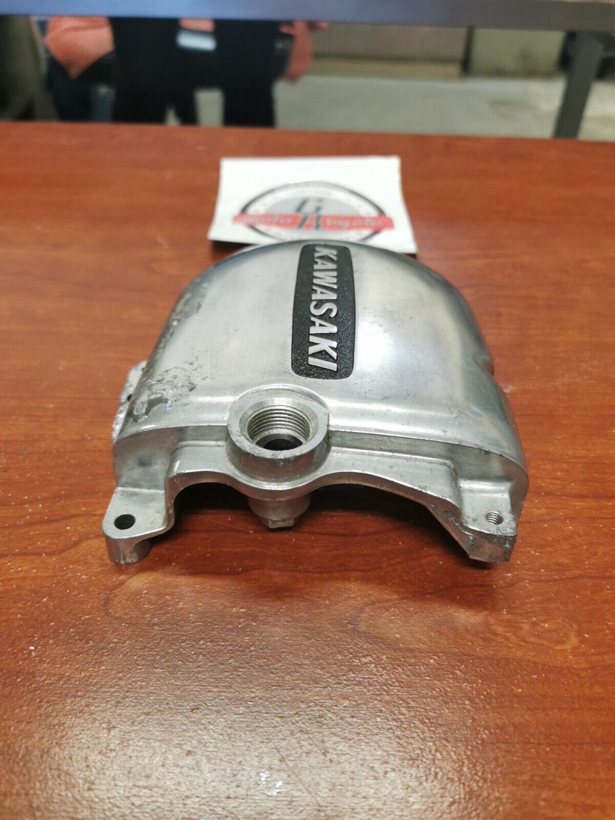 NOS Kawasaki KD125 KE125 KS125 L.H. ENGINE COVER 14031-1019-2H K34