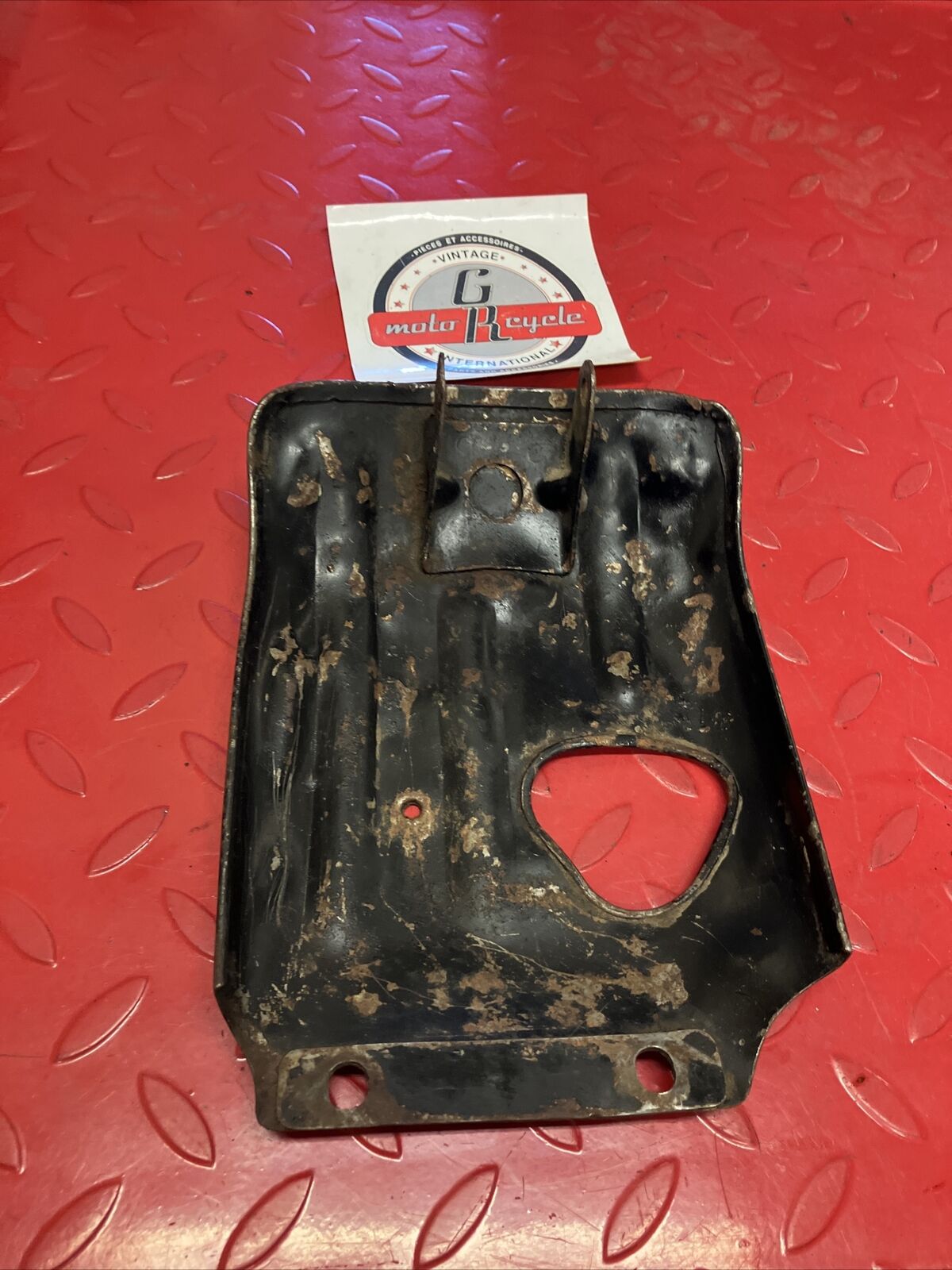 Honda XR75 1973 Skidplate crankcase protector 1974 1975 1976
