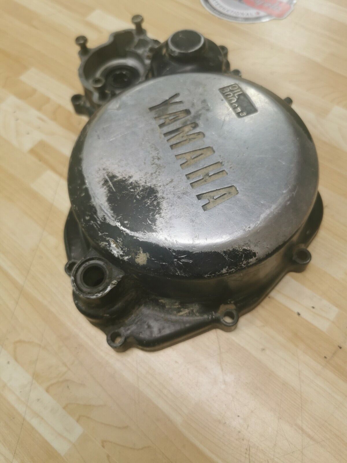 Yamaha YZ125 1985 left crankcase clutch cover 1983 1984