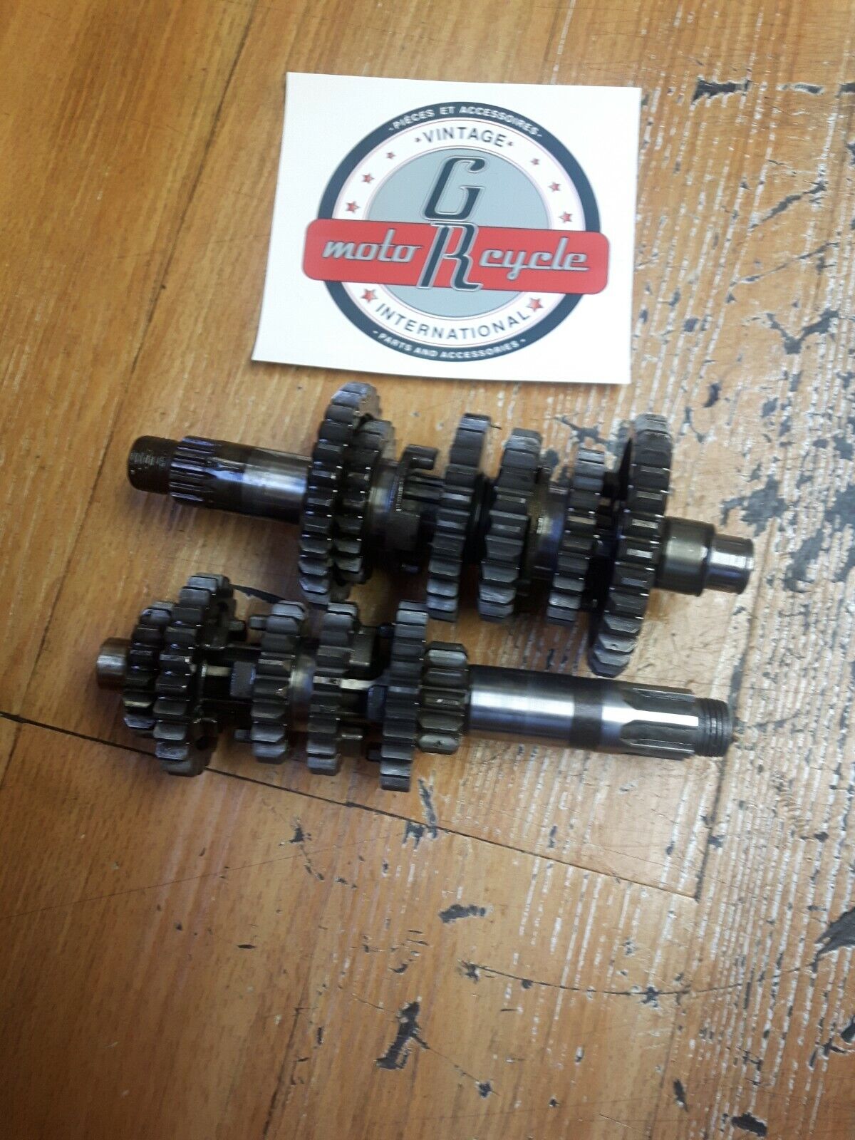 Kawasaki KLX125L 2003 transmission input output gear shaft 2004 2005 2006 KLX125
