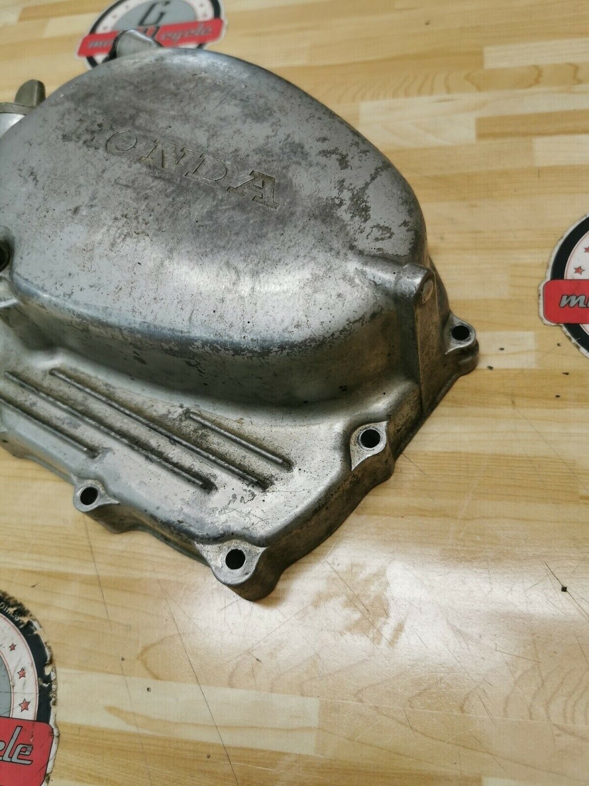 Honda CB125S 1975 right crankcase clutch cover panel