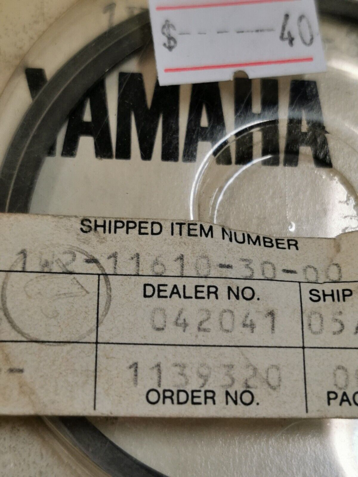 NOS YAMAHA IT175 1977 1978 PISTON RING SET 3RD 1W2-11610-30-00 Y33
