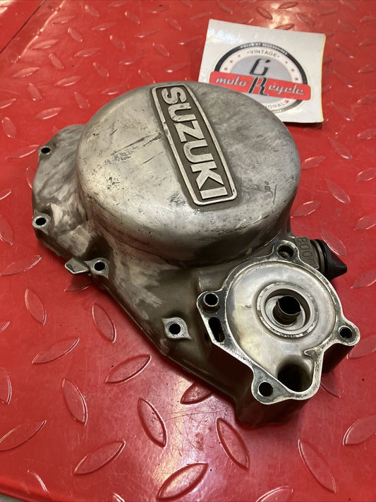 Suzuki RM125 1985 right crankcase clutch cover 2