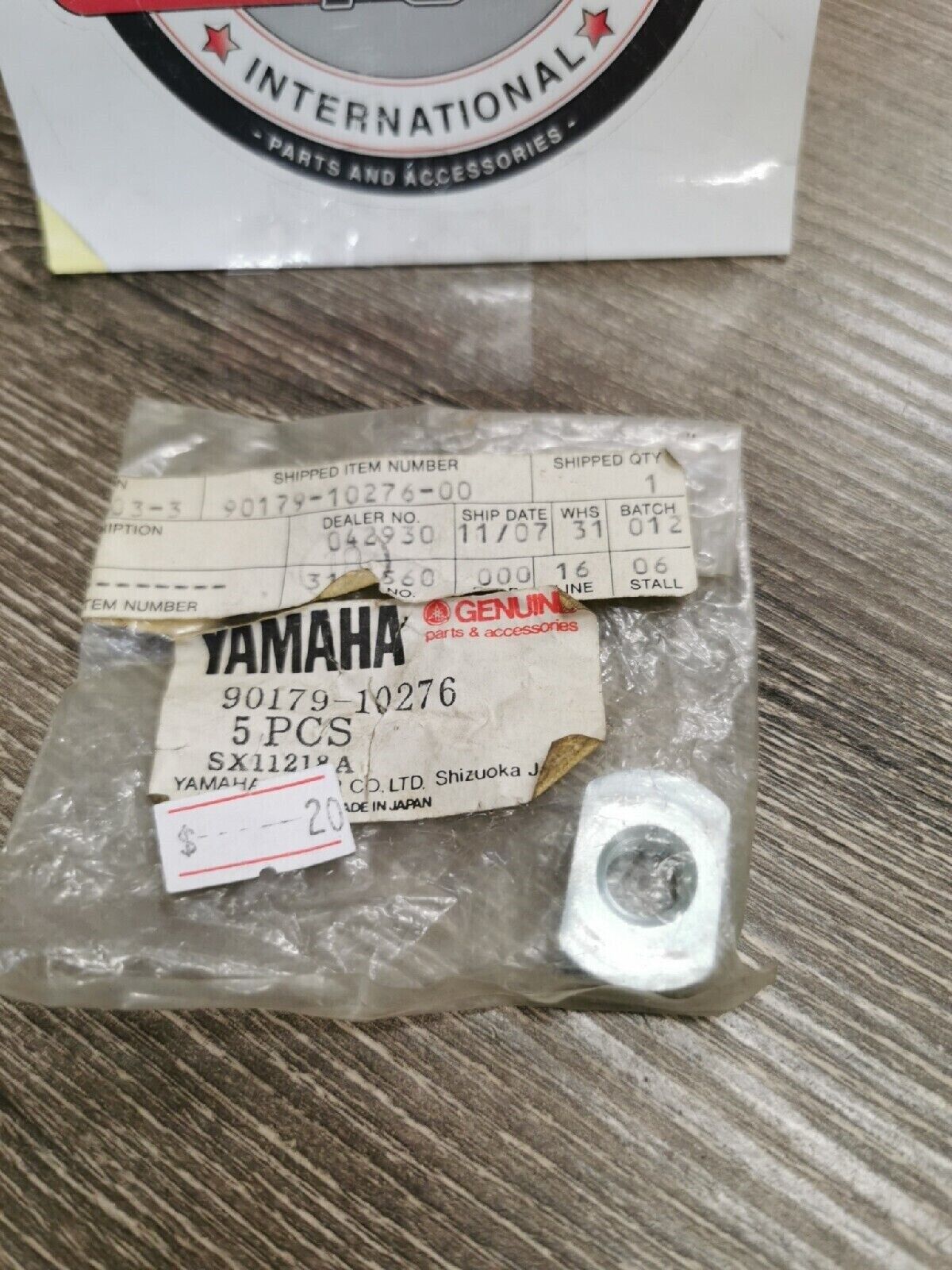 NOS YAMAHA YX600 XS850 FJ600 XS1100 FJ1100 BOLT 90179-10276-00 Y57