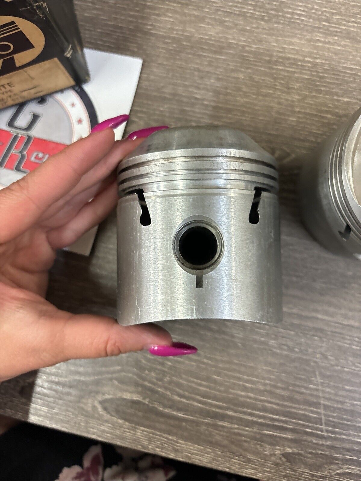 NOS HEPOLITE 650CC BSA PISTON SET STD 75MM POWERMAX 18526 J62