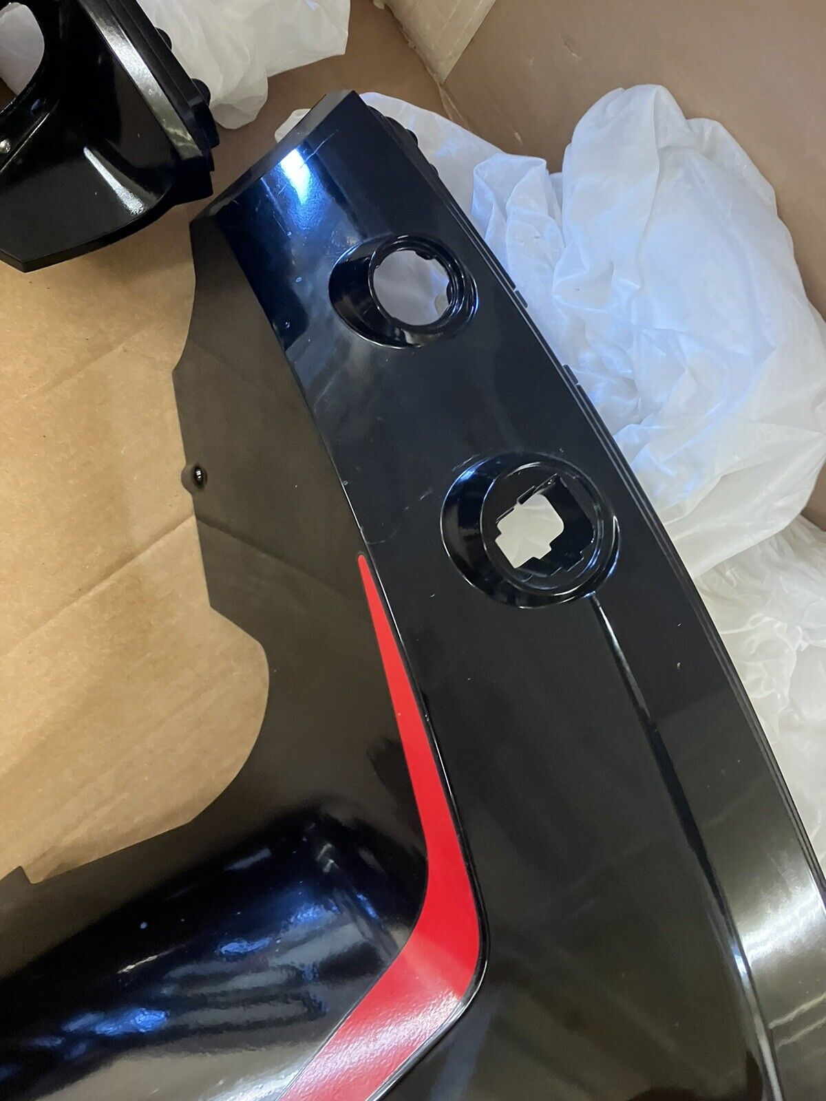 Mercury Engine motor Lower cowl set black and red 100-8m0142219