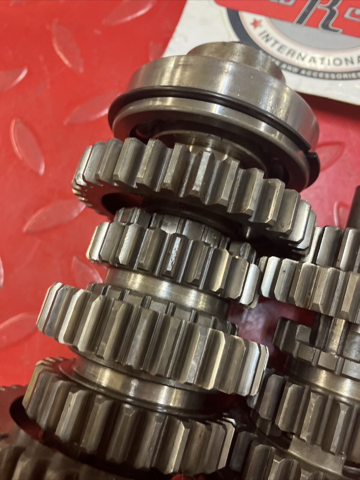 Yamaha DT2 DT250 1972 transmission mainshaft countershaft main shaft gear
