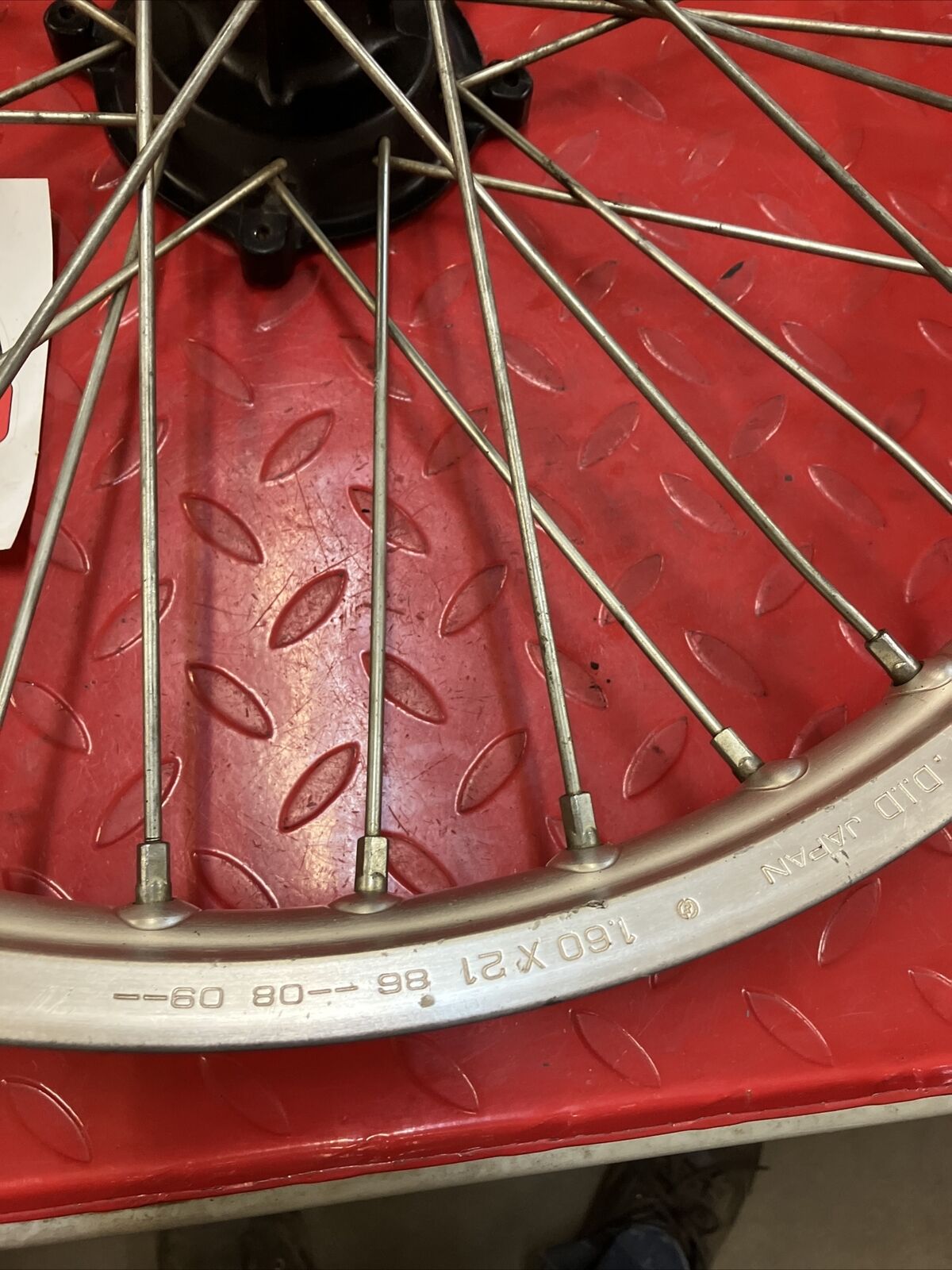 Honda CR250R 1988 front wheel hub rim CR125R CR500R 446A5-KS6-830 2