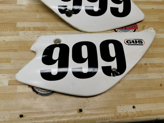 Kawasaki KX85 2004 left right side cover panel plate KX100 36001-1584-266 2 G