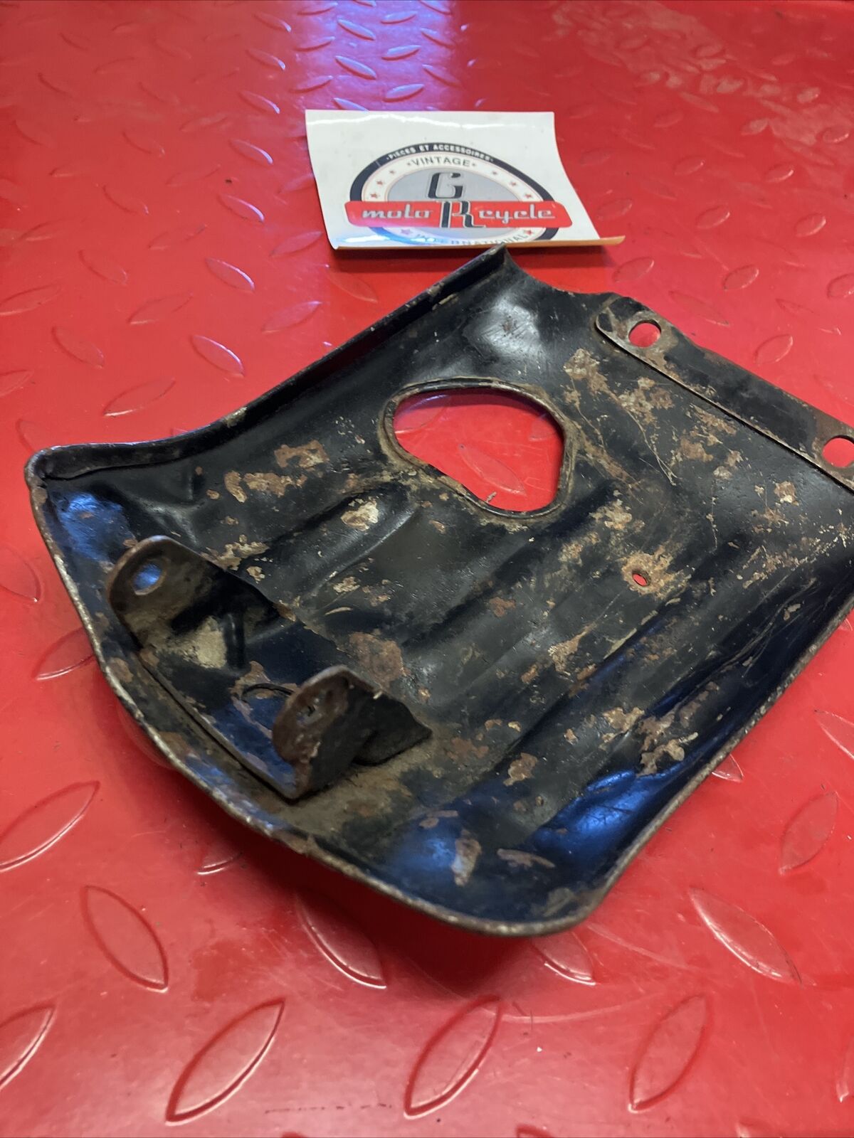 Honda XR75 1973 Skidplate crankcase protector 1974 1975 1976