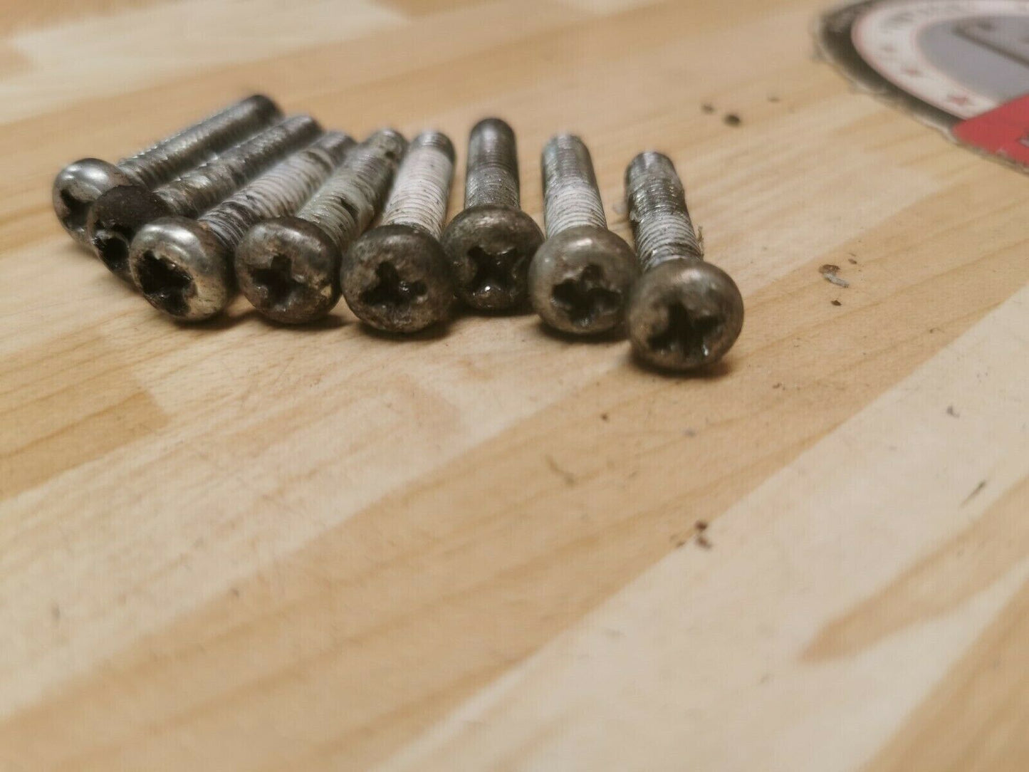 Kawasaki KX250 1981 Right crankcase clutch cover bolt hardware