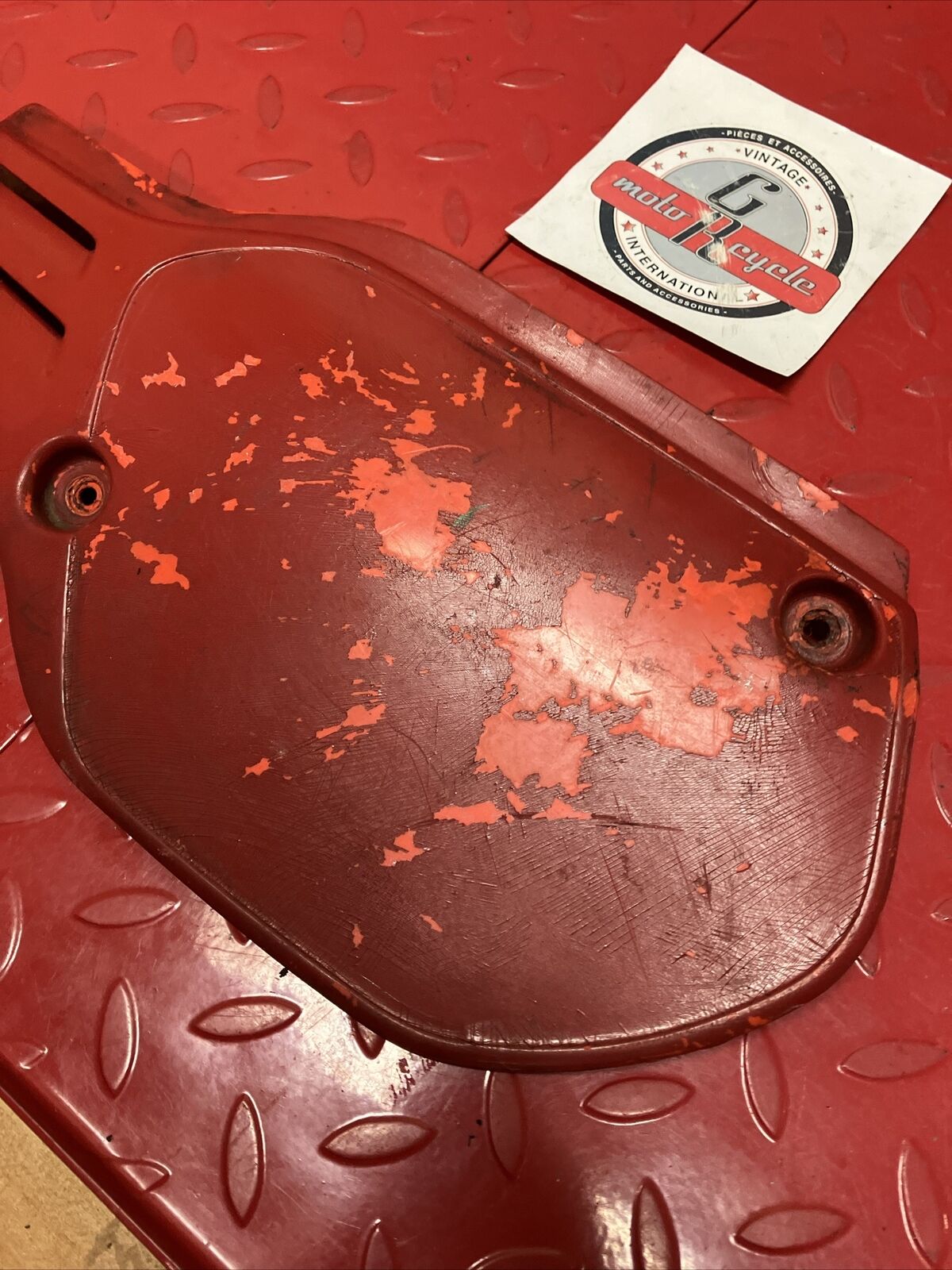 Honda CR80R 1986 left side cover panel 1985 1987