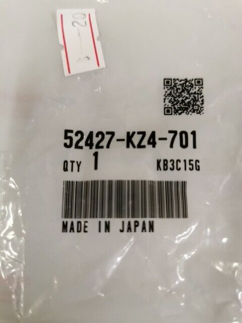 NOS HONDA CR125R 1990 1991 RUBBER BUMPER 52427-KZ4-701 H88