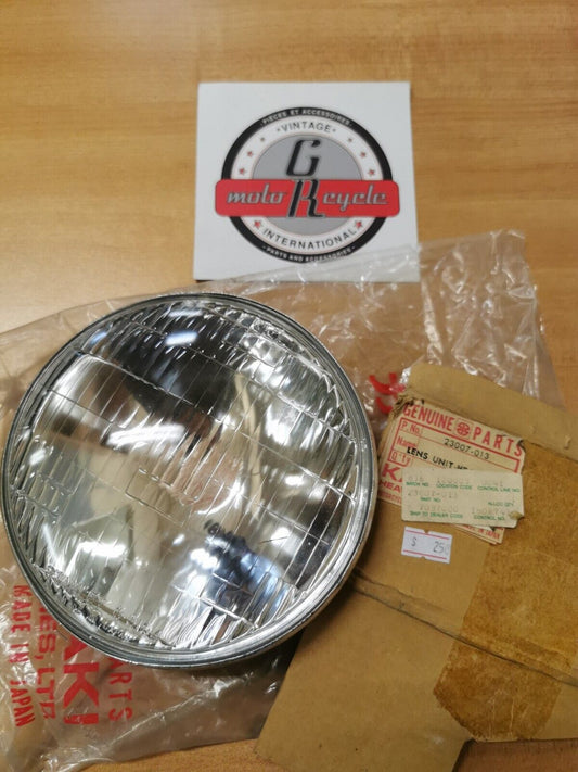 Nos Kawasaki H1 1971 - 1973 LENS UNIT HEAD LAMP 23007-013 K4