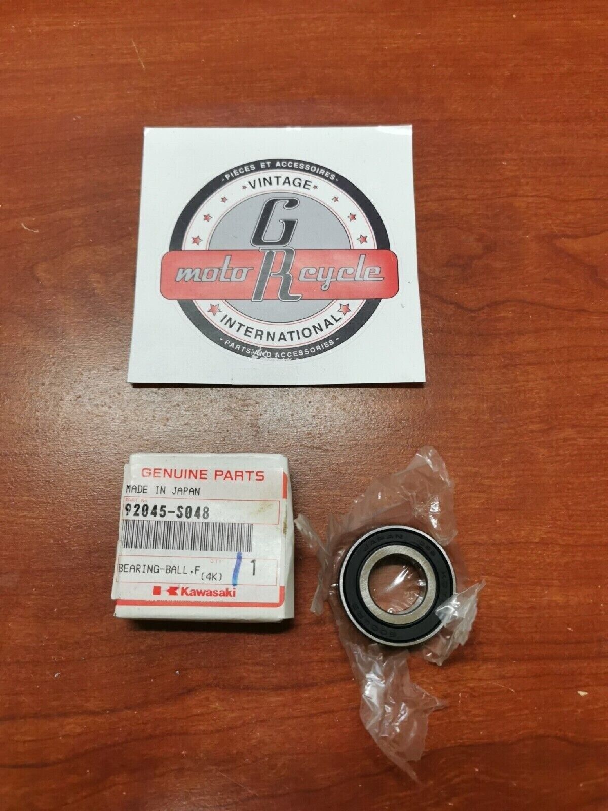 NOS Kawasaki 2003 - 2006 KSF400 FRONT HUB WHEEL BALL BEARING 92045-S048 K26