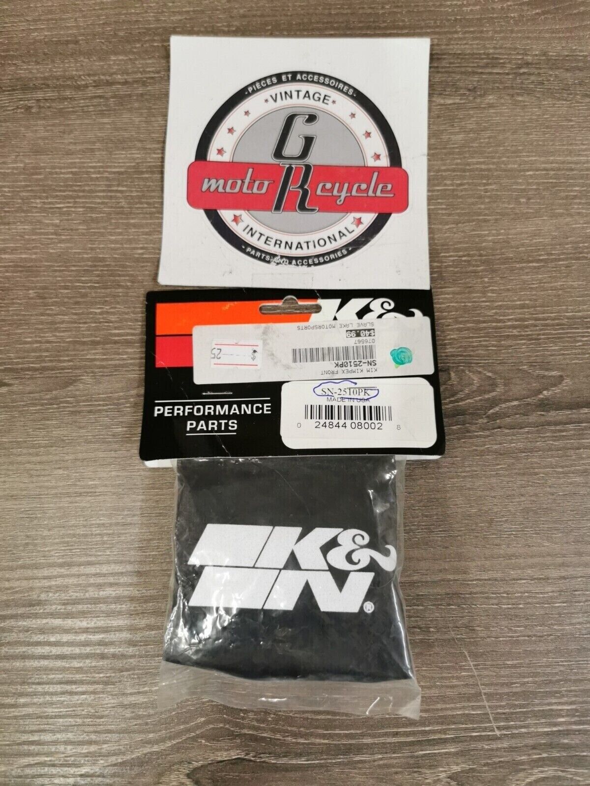 NOS K&N AIR FILTER WRAP SN-2510PK J40