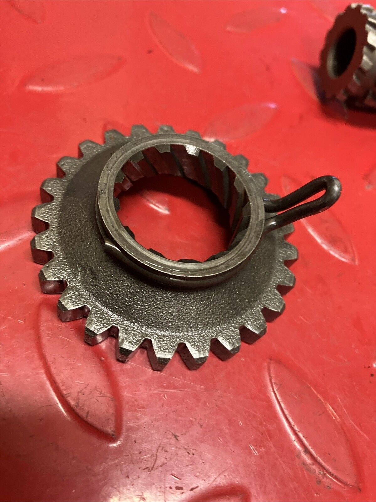 Yamaha YZ125 1983 Kickstarter Kick starter shaft spindle gear 1982 1984 1985