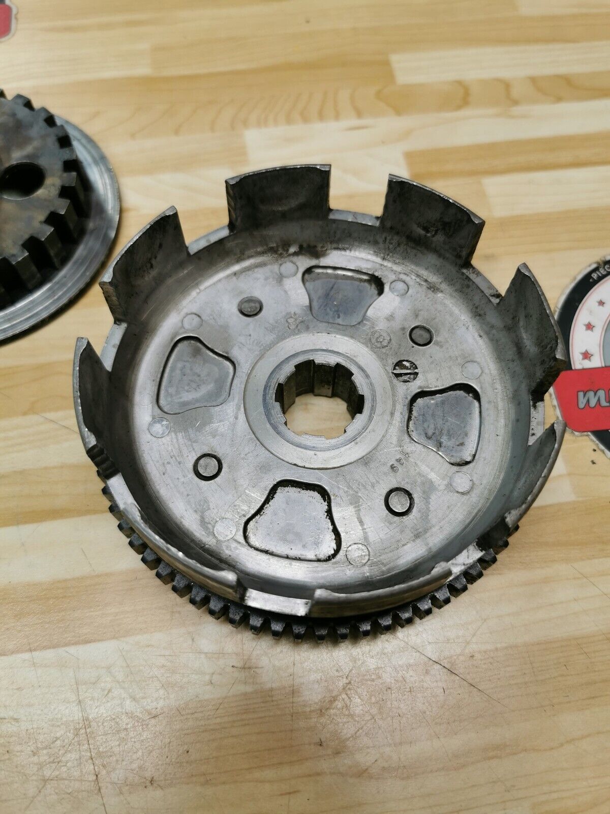Honda XR80 1983 clutch basket hub pressure plate 22100-149-000 22121-115-010 2