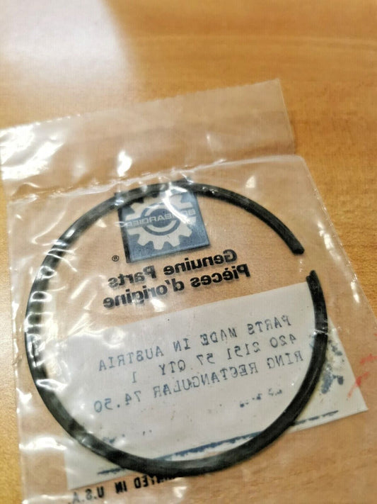 NOS CAN-AM TNT MX250 PISTON RING TRAPEZ 74.50MM 420-215-157 CA5