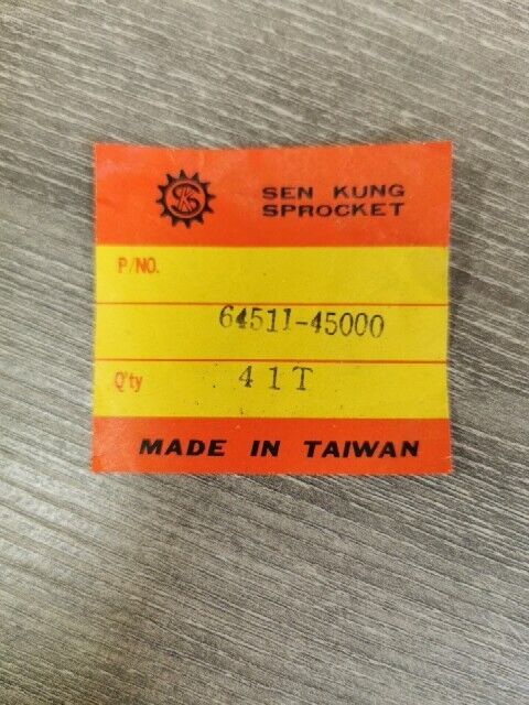 NOS SEN KUNG Suzuki GS750 1977 - 1983 SPROCKET 41T 64511-45000 J55