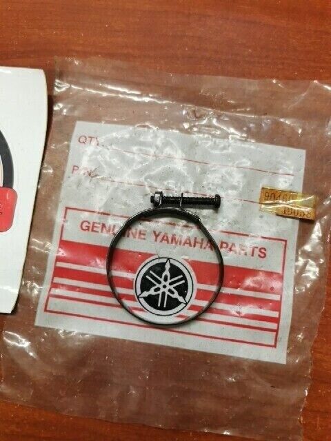 NEW NOS Yamaha HOSE CLAMP 90460-49058-00 SUB 278-14455-00-00 Y180
