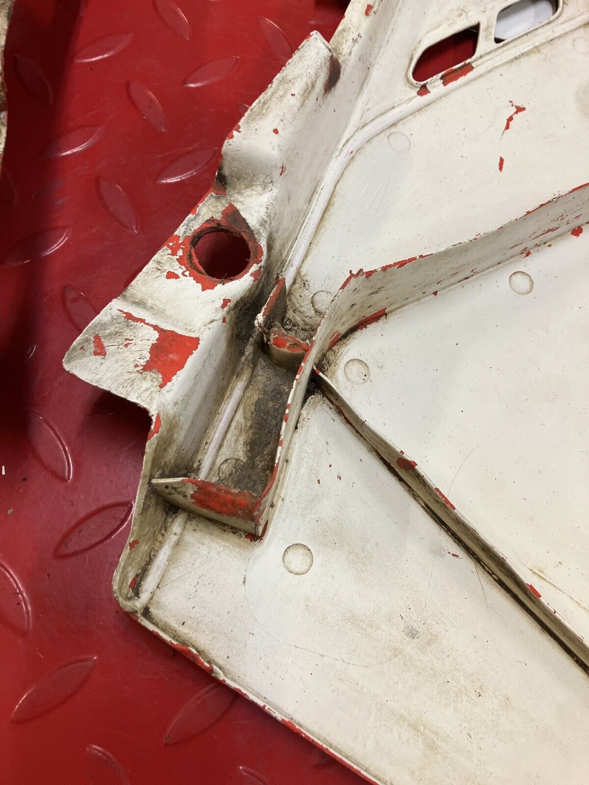 Honda CR125R 1988 left right side cover panel CR500R 83520-KS6-700ZE