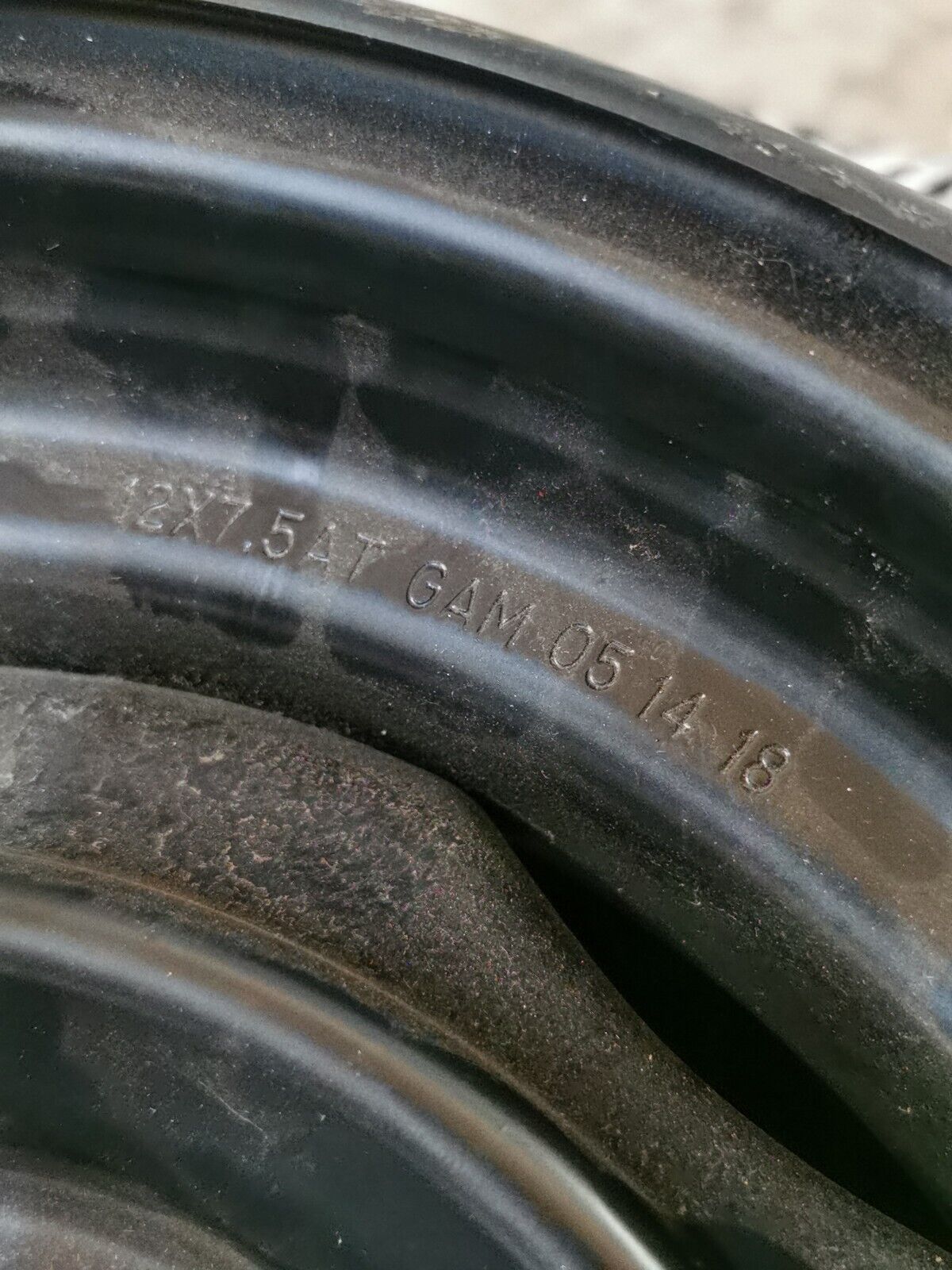 NOS YAMAHA 12X7 Rear Wheel Comp B16-F5390-00