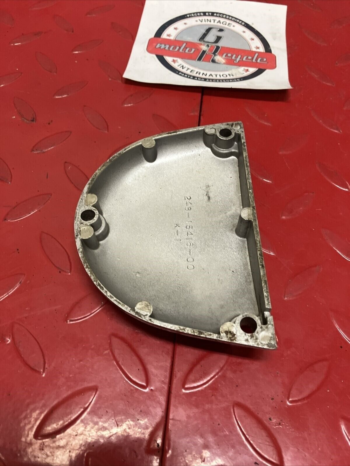Yamaha HT1 MX 1971 right crankcase oil pump cover