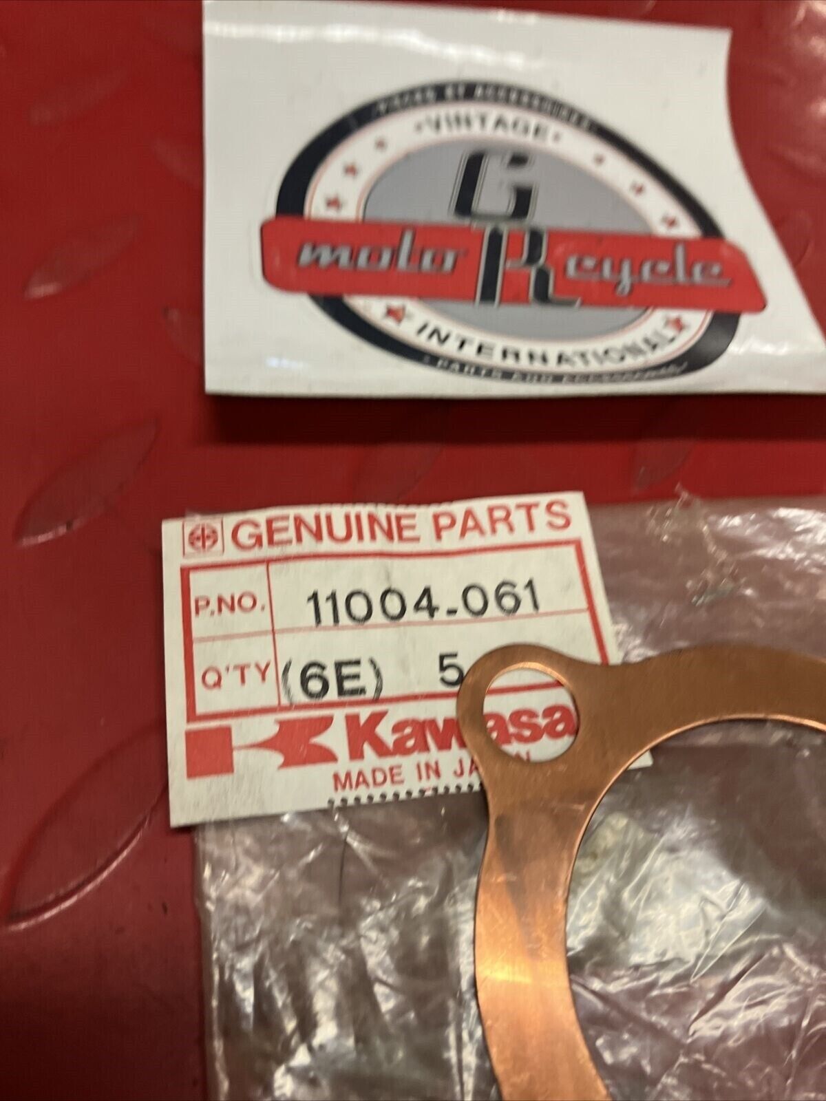 NOS KAWASAKI S3 KH400 CYLINDER HEAD GASKET 11004-061 K21