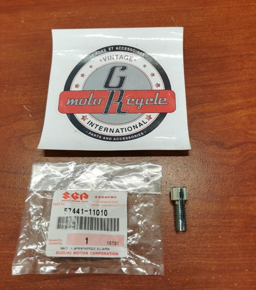 NOS Suzuki GT550 TS100 TC100 TM75 T250 DL650 CABLE ADJUSTER 57441-11010 S21