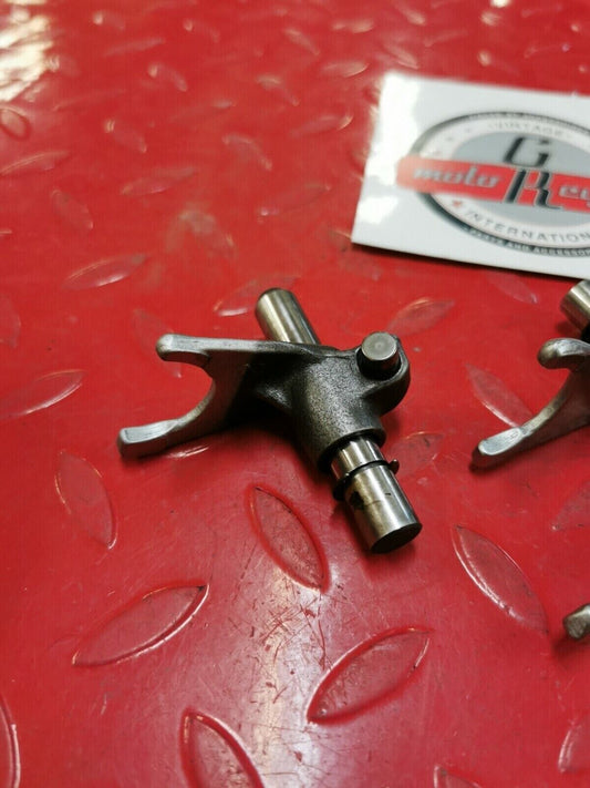 Yamaha DT125 1975 transmission gearshift gear forks 463-18512-00-00 463-18511-00