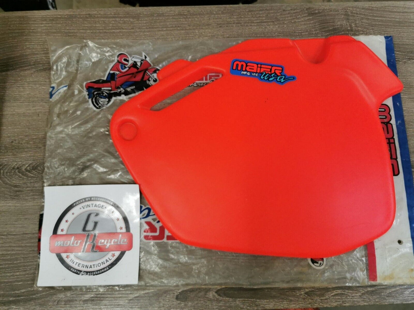 NOS Maier CR125R CR250R CR500R 1990 - 1992 LEFT SIDE COVER PANEL J44