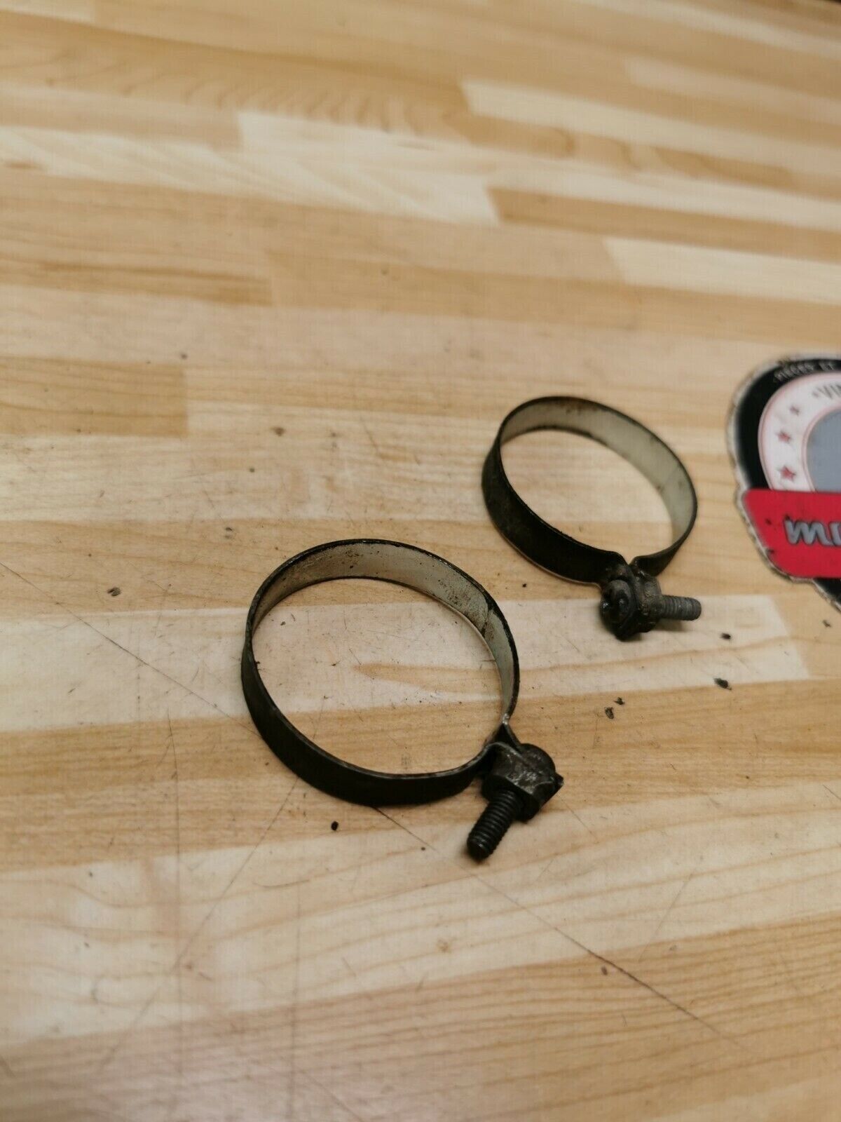 Yamaha DT125 1980 front fork boots gaitors clamp band upper