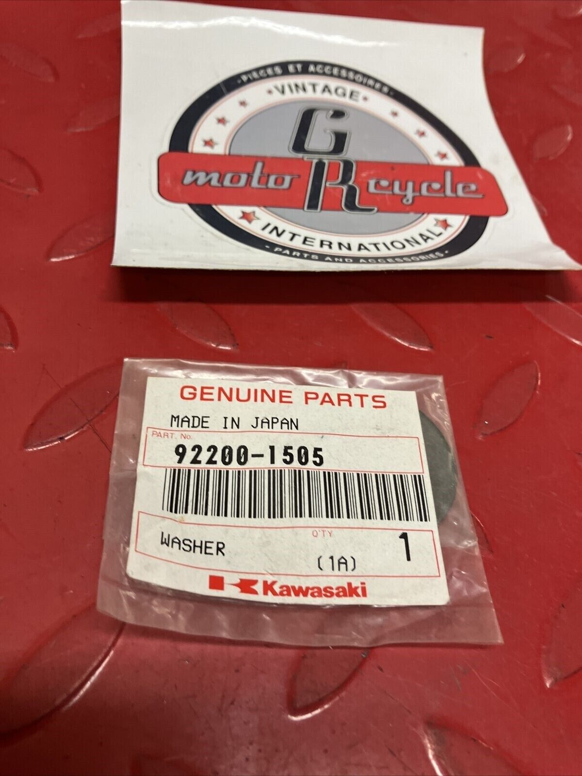 NOS KAWASAKI WASHER 92200-1505 K15