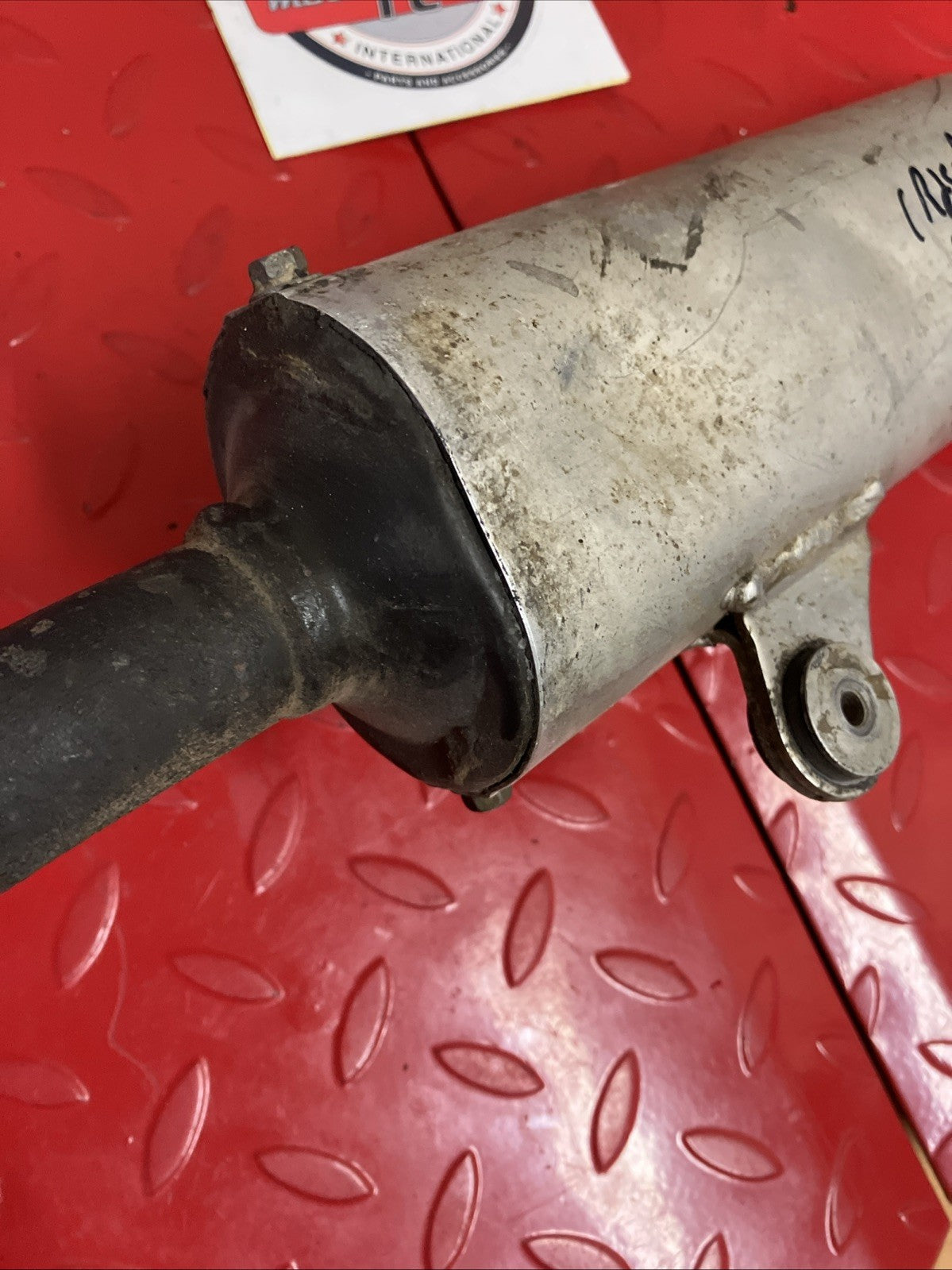 Honda CR250R 1991 OEM exhaust silencer muffler