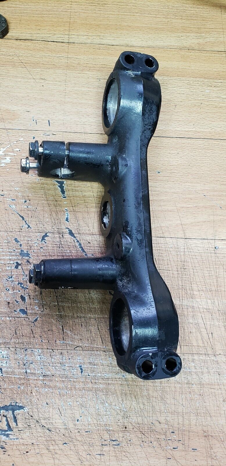 Honda XR350R 1983 1984 steering stem triple clamp tree bridge top crown